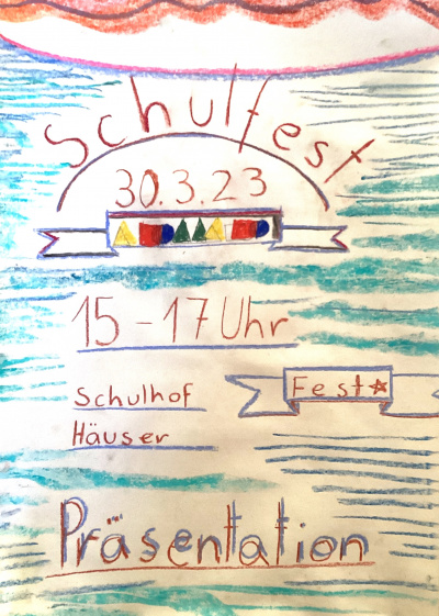 Plakat Schulfest 2023