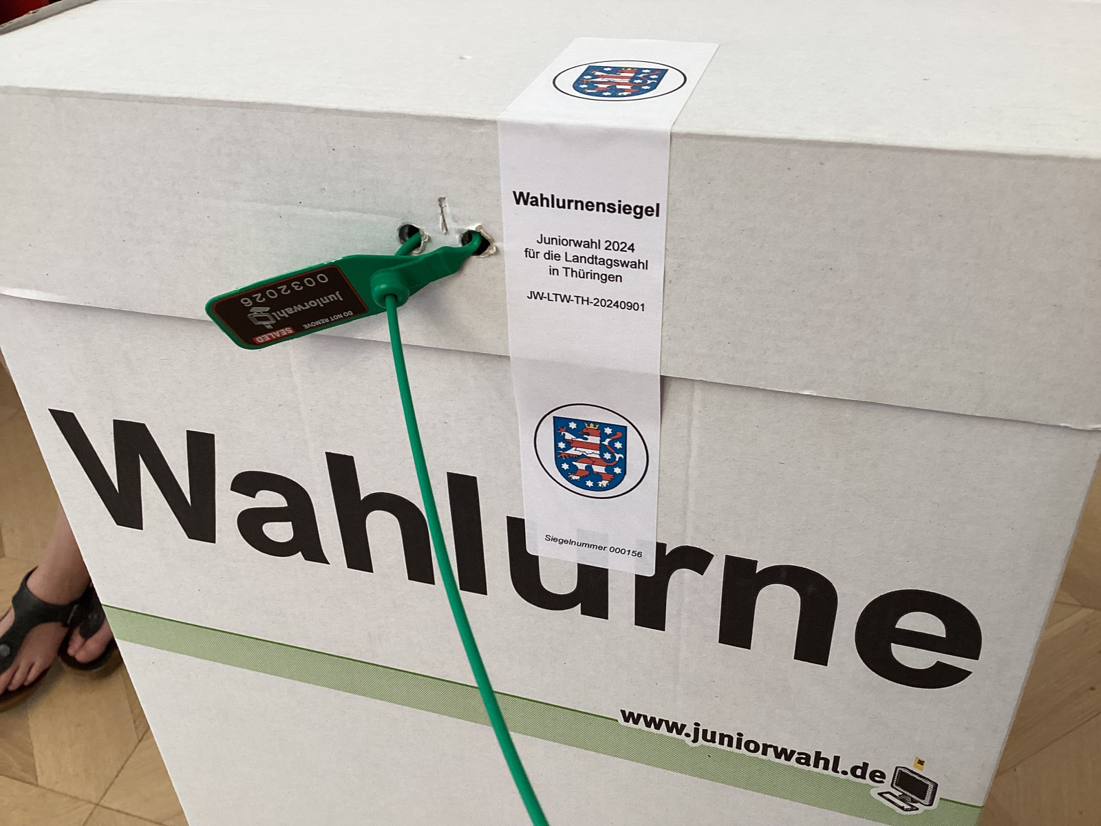 Juniorwahl_2024, Bild: Jenaplanschule Weimar Fachschaft Gewi